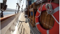 Sail Yacht ELEFTHERIA -  Side Deck